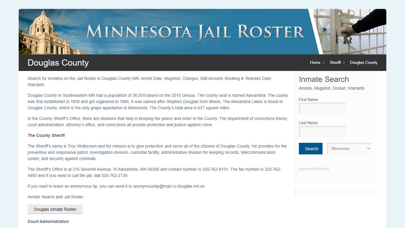 Douglas County | Jail Roster Search