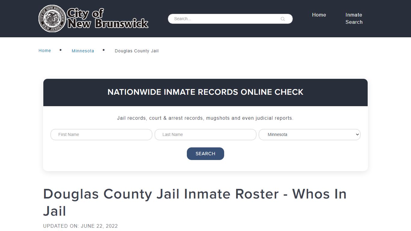 Douglas County Jail Inmate Roster - Whos In Jail