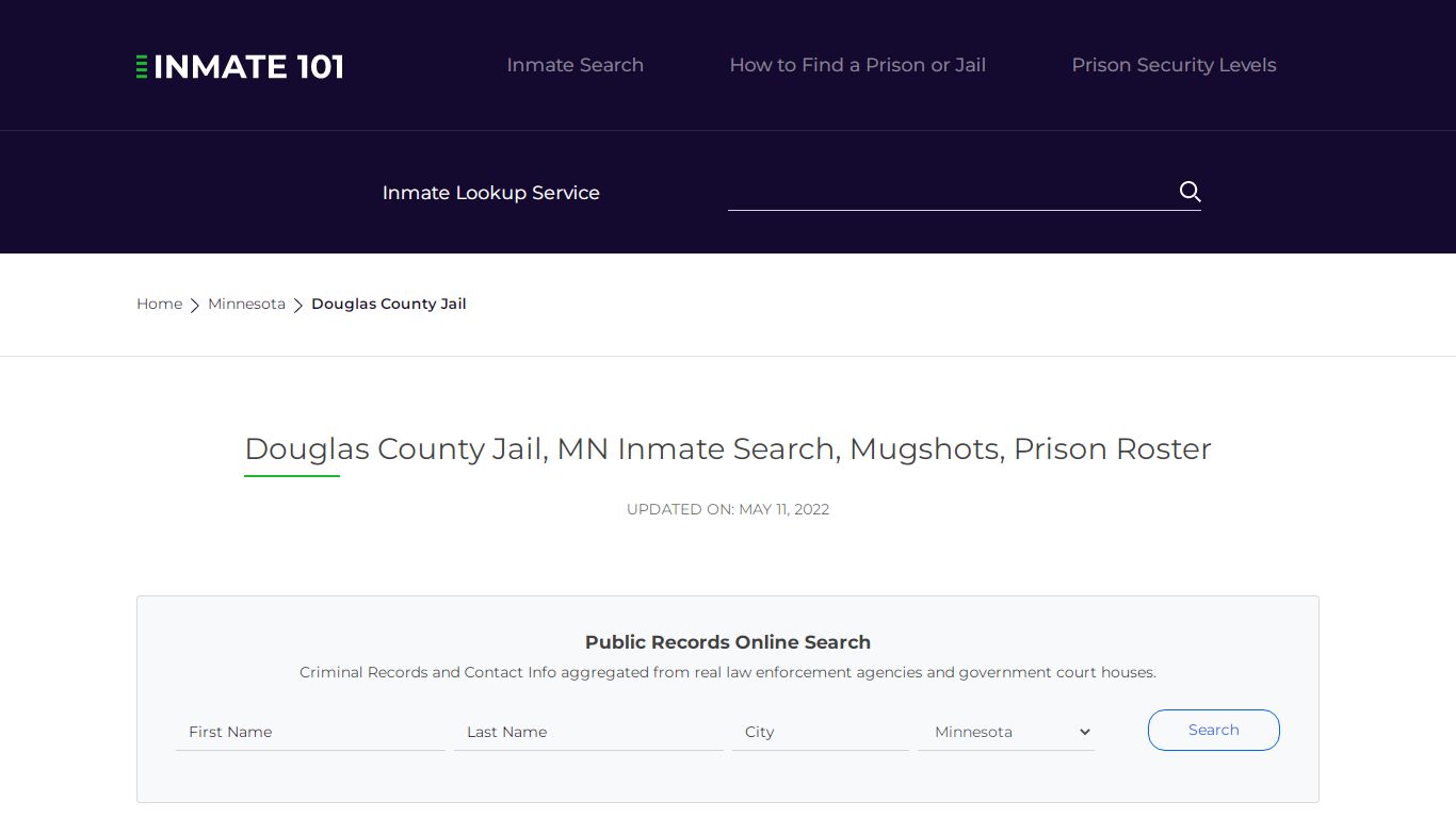 Douglas County Jail, MN Inmate Search, Mugshots, Prison Roster