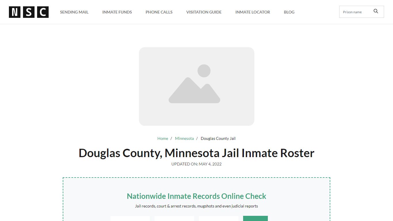 Douglas County, Minnesota Jail Inmate List